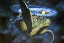 stars turtles discworld artwork elephants 1501x1188 wallpaper Art HD Wallpaper